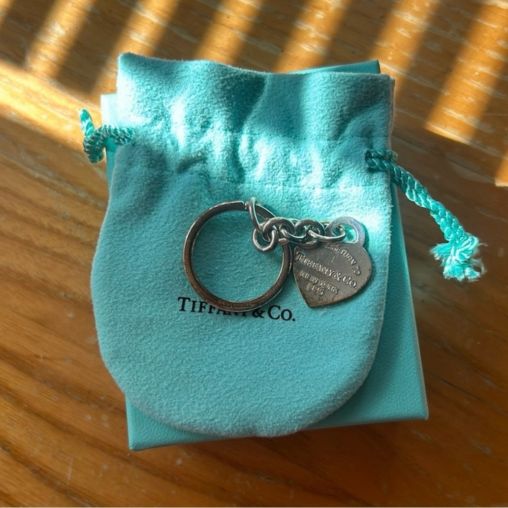 Tiffany & Co. Silver Heart Keychain